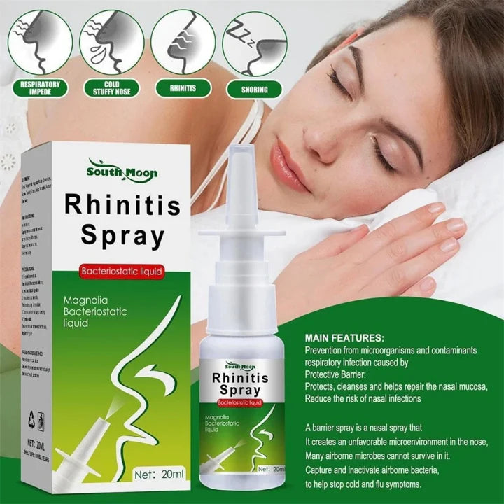 Spray naturel 3 en 1 anti-sinusite, purification des poumons et anti-ronflement