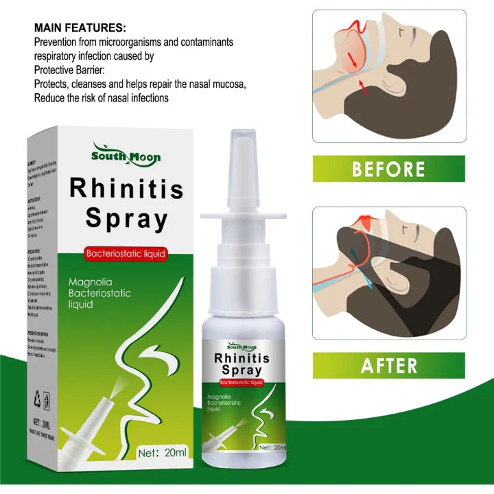 Spray naturel 3 en 1 anti-sinusite, purification des poumons et anti-ronflement