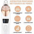 Appareil électrique 5 en 1 pour l'extraction des points noirs