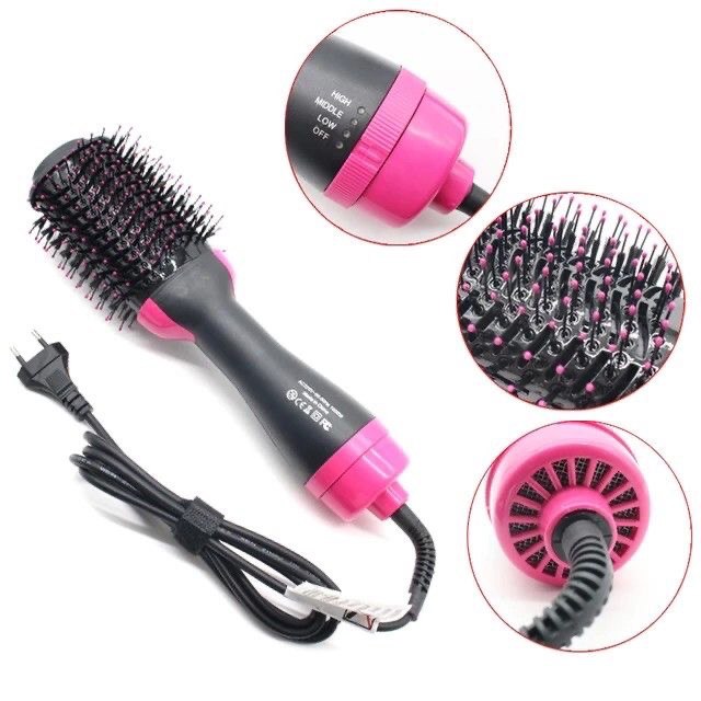 Brosse Soufflante, Chauffante et Lissante 3 en 1