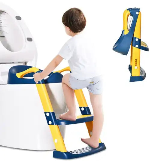 Toilette Enfant avec Marches Ajustables