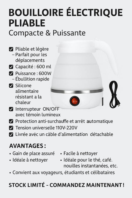 Bouilloire Électrique Pliable