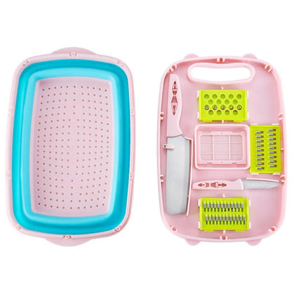 Planche de Découpe Multifonction 9 en 1 – Compacte, Polyvalente, Indispensable