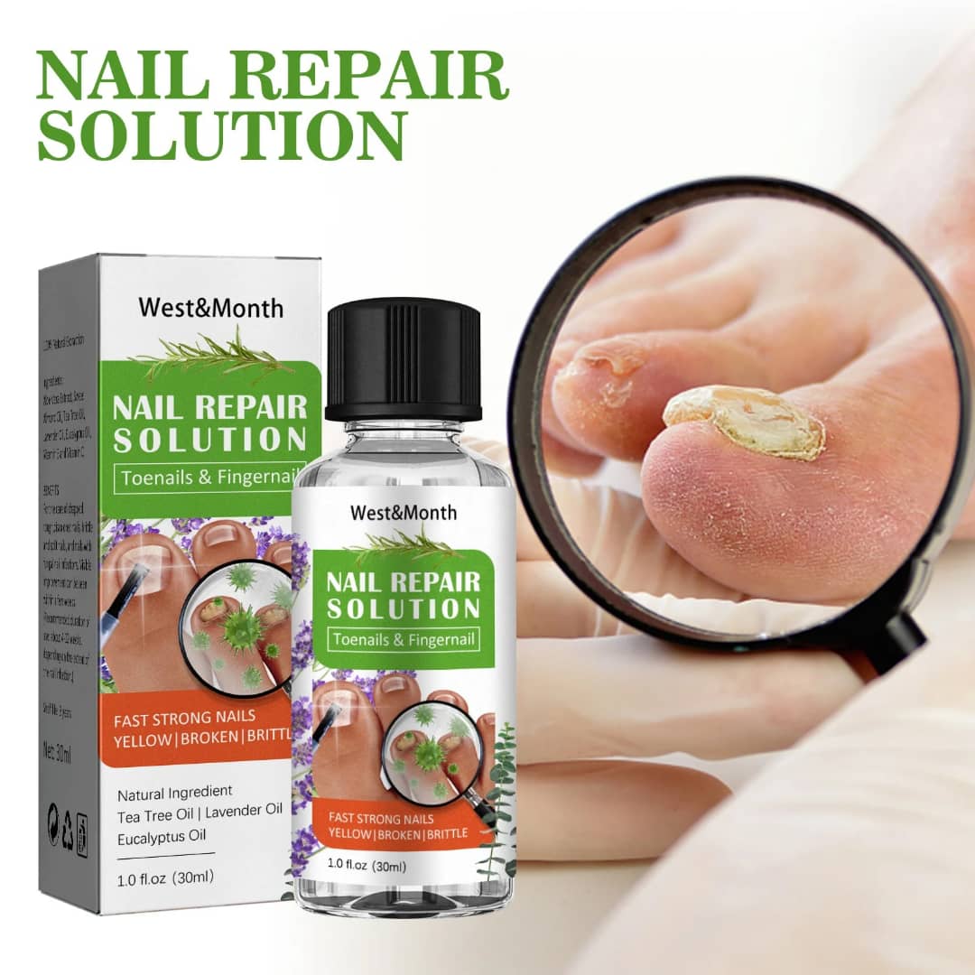 Nail Repair Solution – Ongles abîmés / jaunes / cassants