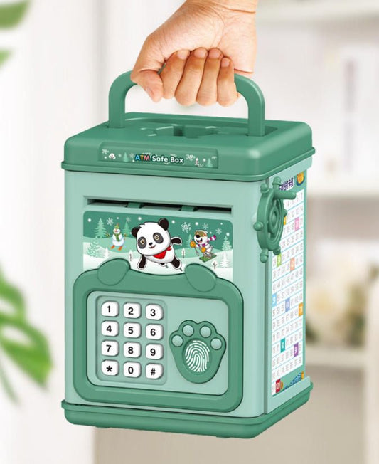 MINI COFFRE-FORT Électronique – La Tirelire Intelligente Qui Apprend Aux Enfants et Adultes À Épargner !