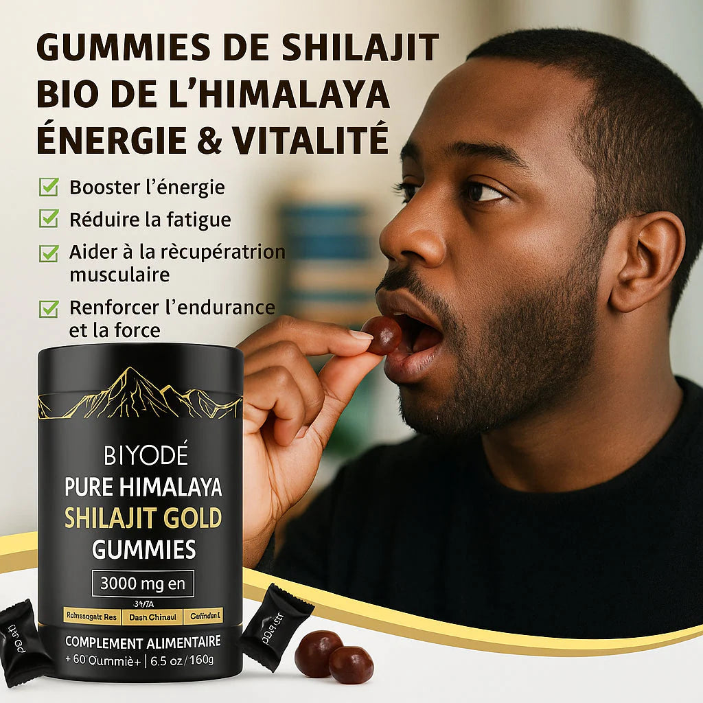 SHILAJIT GUMMIES : 60 unités